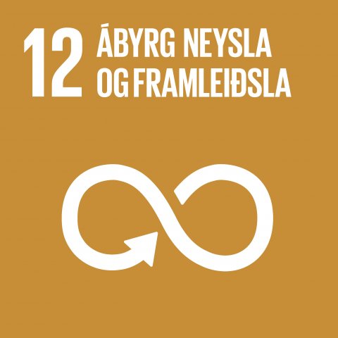 Heimsmarkmið 12 - Ábyrg neysla og framreiðsla